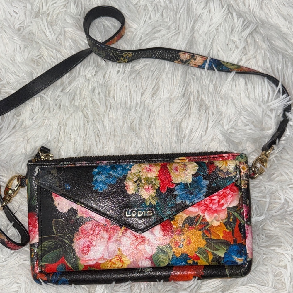 Lodis Vibrant Floral Crossbody Bag